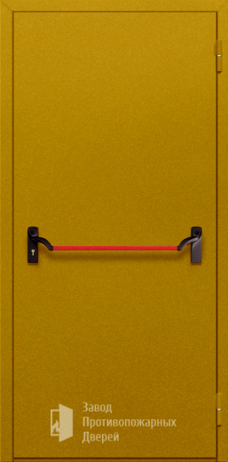 Фото двери «Однопольная глухая с антипаникой №45» в Ступино