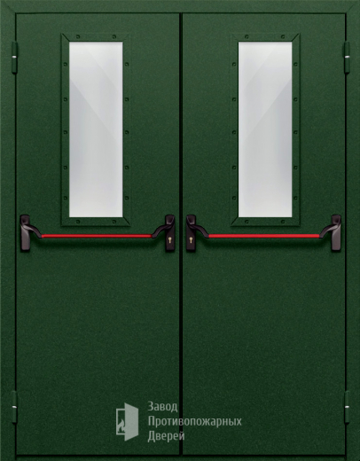 Фото двери «Двупольная со стеклом и антипаникой №69» в Ступино