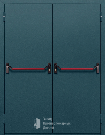 Фото двери «Двупольная глухая с антипаникой №17» в Ступино