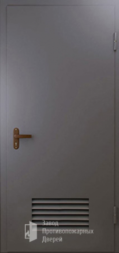 Фото двери «Техническая дверь №3 однопольная с вентиляционной решеткой» в Ступино