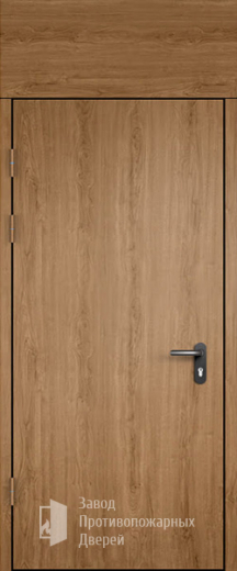 Фото двери «МДФ однопольная с фрамугой №28» в Ступино