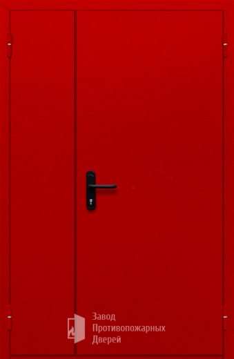 Фото двери «Полуторная глухая (красная)» в Ступино