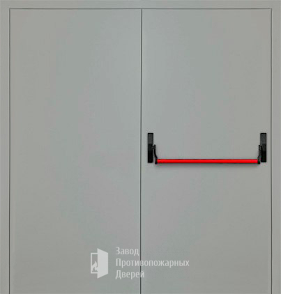 Фото двери «Двупольная глухая с антипаникой (2 створки) EI-30» в Ступино