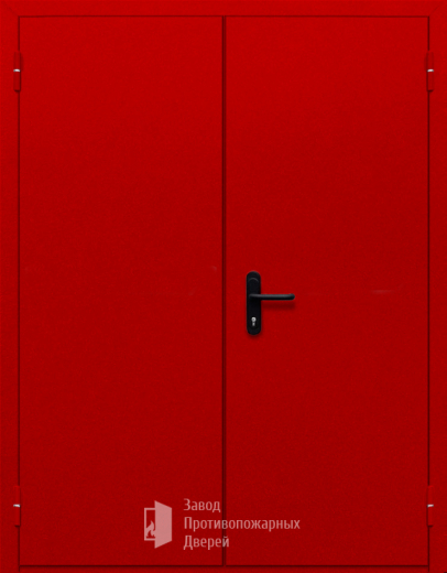 Фото двери «Двупольная глухая (красная)» в Ступино