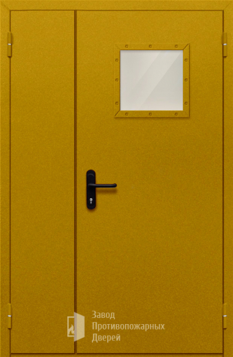 Фото двери «Полуторная со стеклом №85» в Ступино