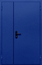 Фото двери «Полуторная глухая (синяя)» в Ступино