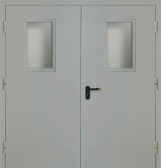 Фото двери «Двупольная со стеклом EI-30» в Ступино