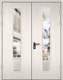 Фото двери «МДФ двупольная со стеклом №22» в Ступино
