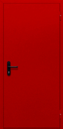 Фото двери «Однопольная глухая (красная)» в Ступино