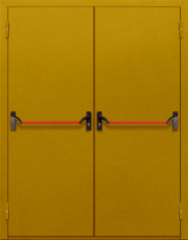 Фото двери «Двупольная глухая с антипаникой №15» в Ступино