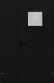 Фото двери «Полуторная со стеклом №84» в Ступино