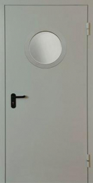 Фото двери «Однопольная с круглым стеклом EI-30» в Ступино