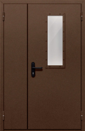 Фото двери «Полуторная со стеклом №28» в Ступино