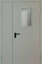Фото двери «Полуторная со стеклом EI-30» в Ступино