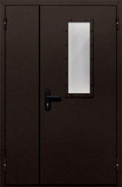 Фото двери «Полуторная со стеклом №210» в Ступино