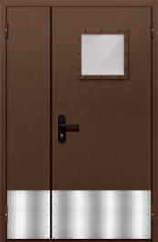 Фото двери «Полуторная с отбойником №35» в Ступино