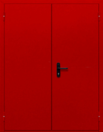 Фото двери «Двупольная глухая (красная)» в Ступино