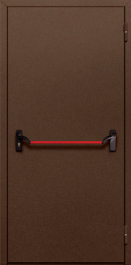 Фото двери «Однопольная глухая с антипаникой №48» в Ступино