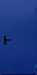 Фото двери «Однопольная глухая (синяя)» в Ступино